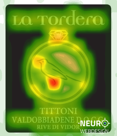Heatmap delle etichette Heatmap applicata alle etichette delle bottiglie di vino