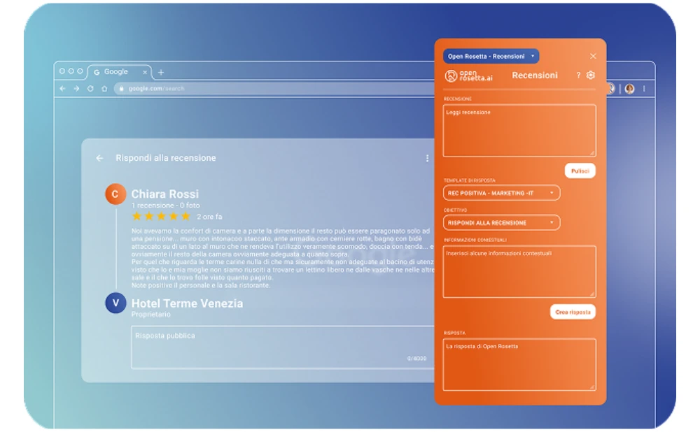 Gestione delle recensioni online per hotel e strutture ricettive