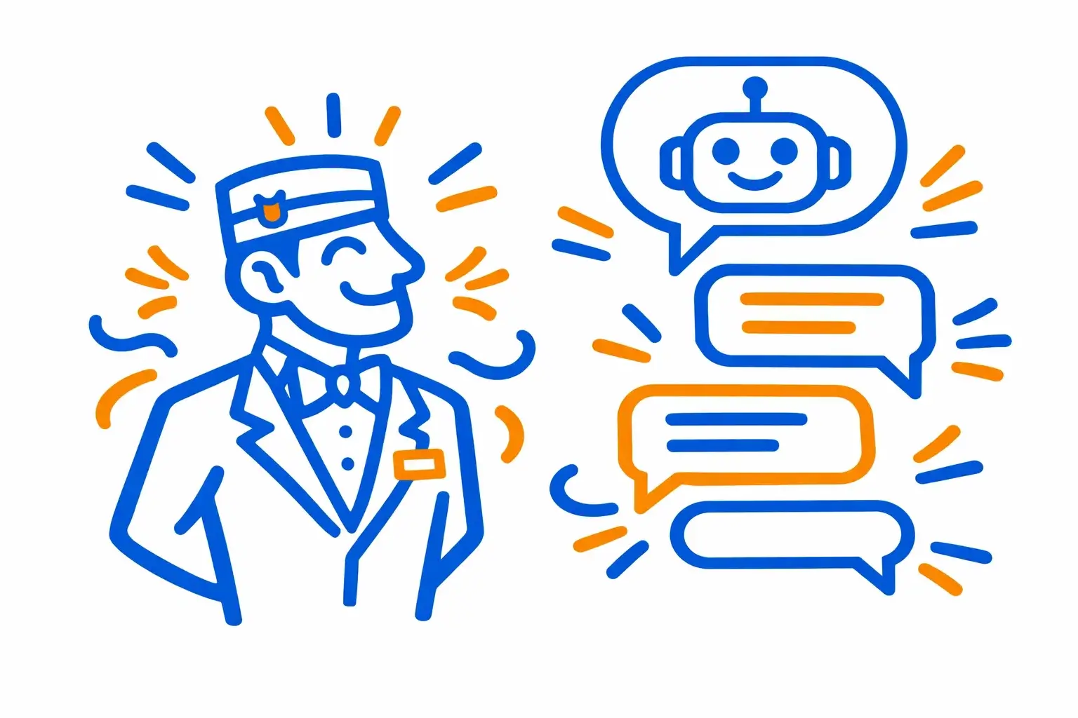 Quanto tempo serve per implementare un chatbot in hotel? meno di questo pensi